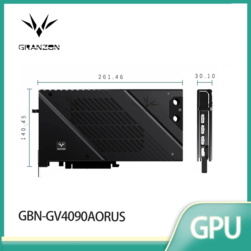Rtx 4090 Water Block - Водоблок Granzon для видеокарты Gigabyte GeForce