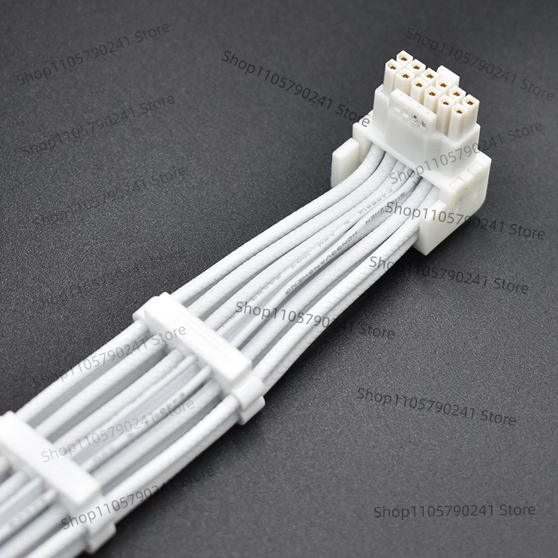 Белый кабель 16AWG с плетеным  – обзор и цена Dual 8Pin To 16Pin 12Vhpwr Cable