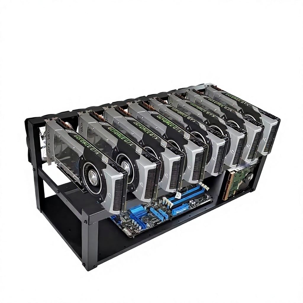 CMP 170HX – открытая рама для  – обзор и цена Gpu Mining Rig Frame 8 Gpu